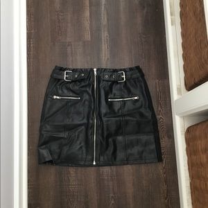 Leather Skirt